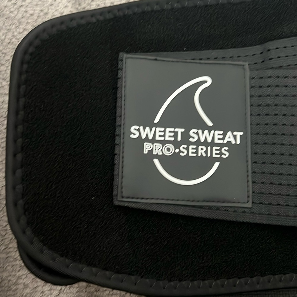 Sweet Sweat Black Waist Trainer Slimming Belt
